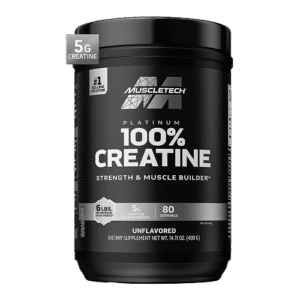 پودر کراتین ۱۰۰ درصد ماسلتک  (Muscletech 100% Creatine Platinum) - 400 گرم