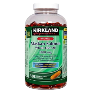 روغن ماهی وحشی آلاسکایی کرکلند (SAUMON DALASKA OMEGA 3) 320 عدد