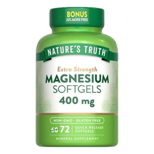 منیزیم ۴۰۰ میلیگرم نیچرز تروث (Nature's Truth Magnesium) 72 عدد